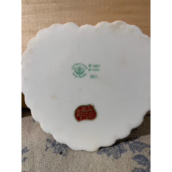 Vintage 1987 Lefton Heart Shaped Pair of Trinket Box with Doves - Picture 9 of 15